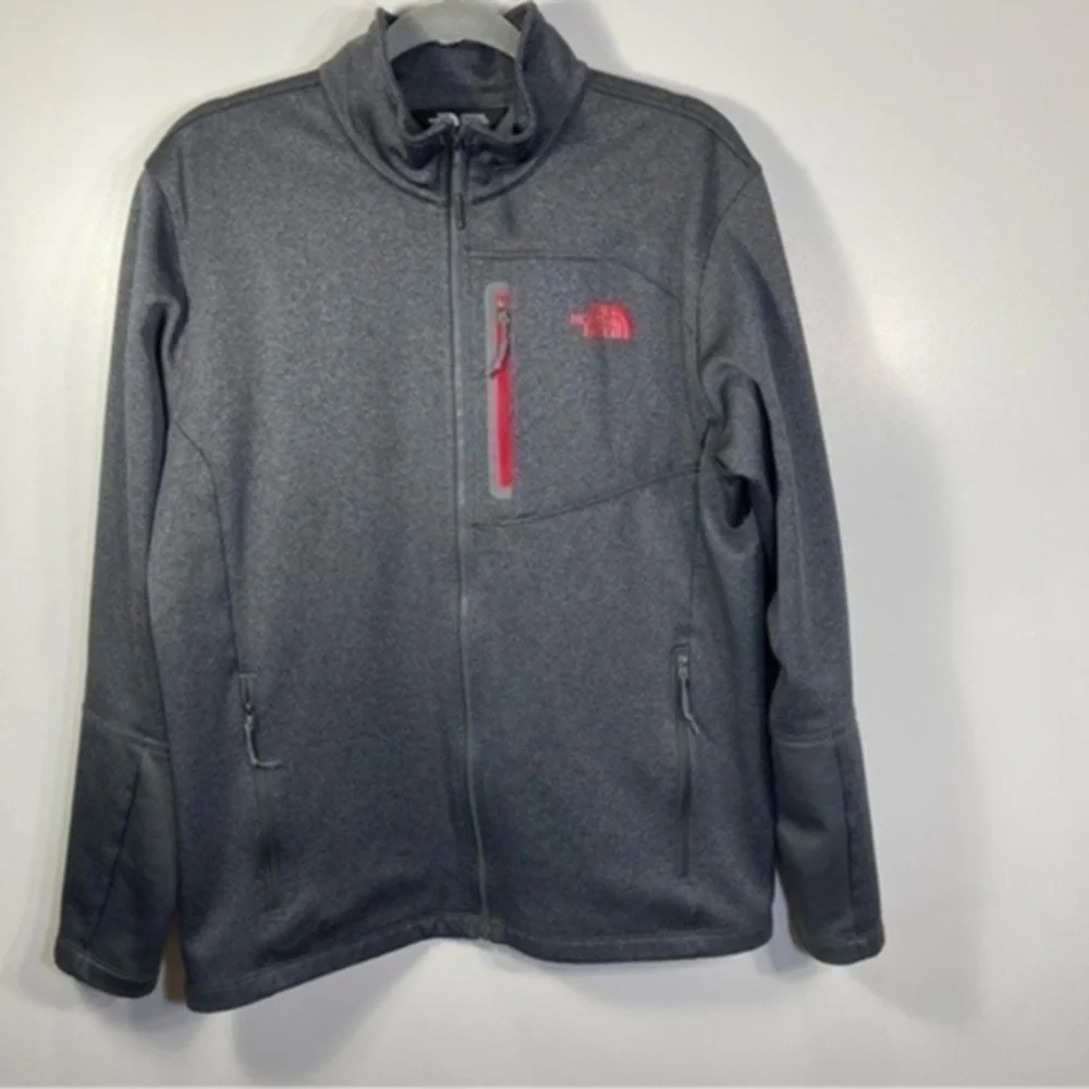 The North Face Pullover Top Size L Color Gray/Red